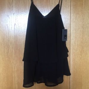 Mossimo Black Layered Tank